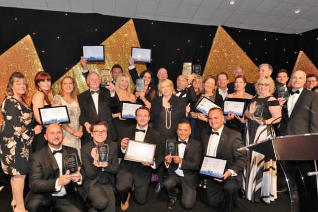 The winners at last year's Peterborough Telegraph Business Awards.