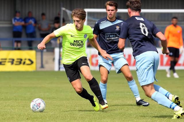 Alex Woodyard is a contender for the Posh captaincy.