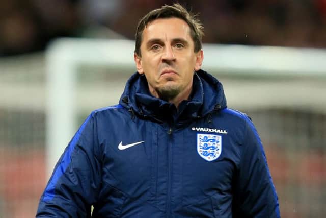 Peerless pundit and failed manager Gary Neville.