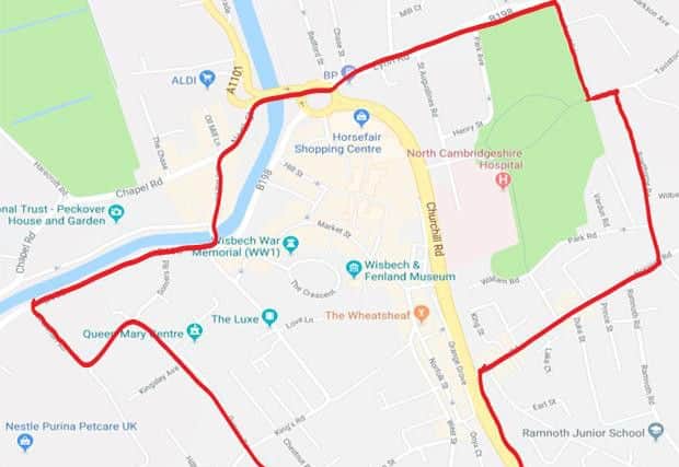 The area the dispersal order will cover