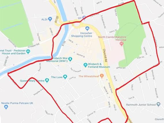 The area the dispersal order will cover