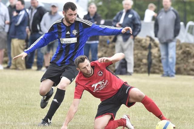 Action from Stilton's 4-2 win over Cardea. Photo: David Lowndes.