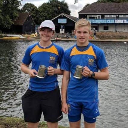 First-time winners Brandon Ingle and Ross Lamont.