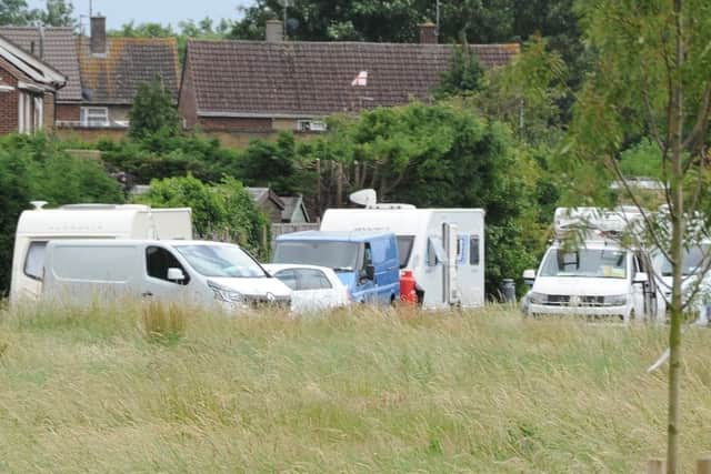 A previous traveller encampment in Peterborough