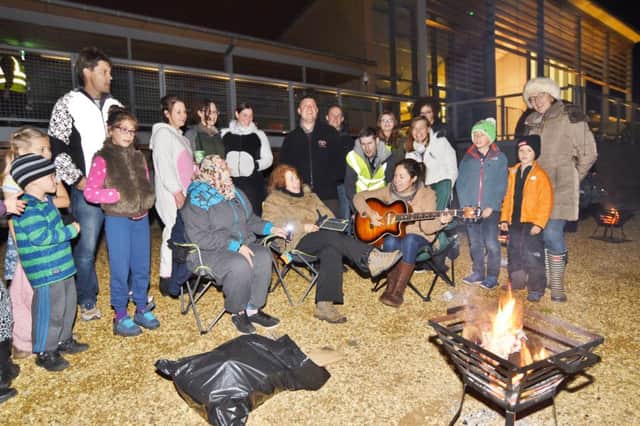 Big Sleep Out at Ferry Meadows in 2016 EMN-161016-161554009