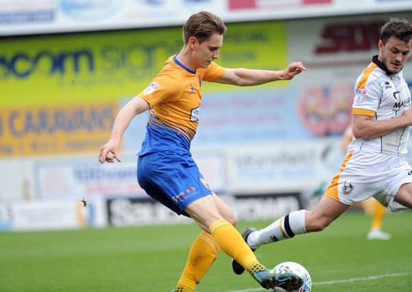 Danny Rose in action for Mansfield.