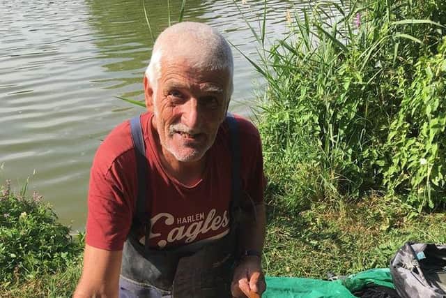 Decoy Over 55s winner Keith Rayment.