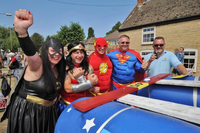 Deeping Raft Race.  The event organisers EMN-180508-203143009