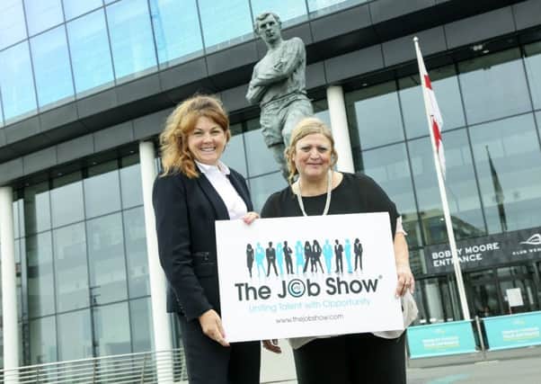 The Job Show co-founder and managing director Caroline Connaughton and co-founder and director, Victoria Clarke.