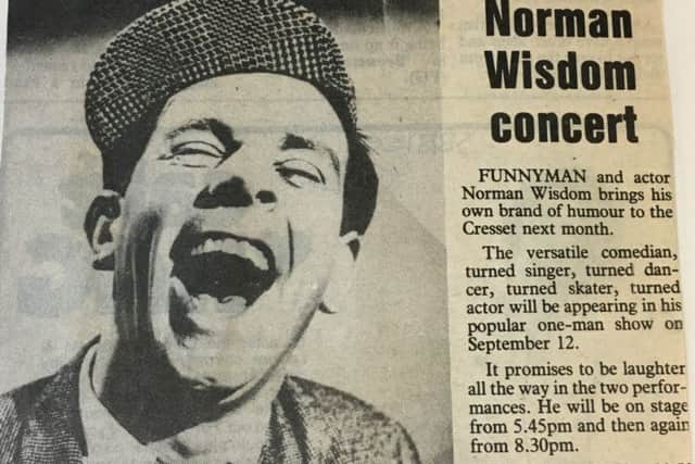 Norman Wisdom at The Cresset
