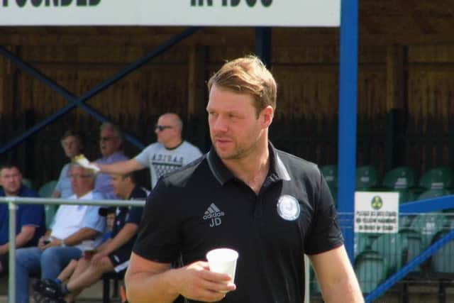 Peterborough Sports manager Jimmy Dean.