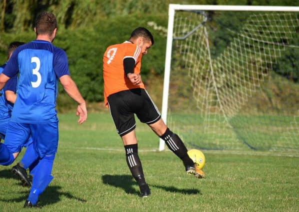 Ondre Odain scores for Thorney. Picture: James Richardson