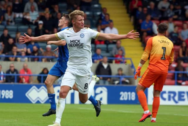 Posh top scorer Mark O'Hara is a doubt for tomorrow's game with Luton.