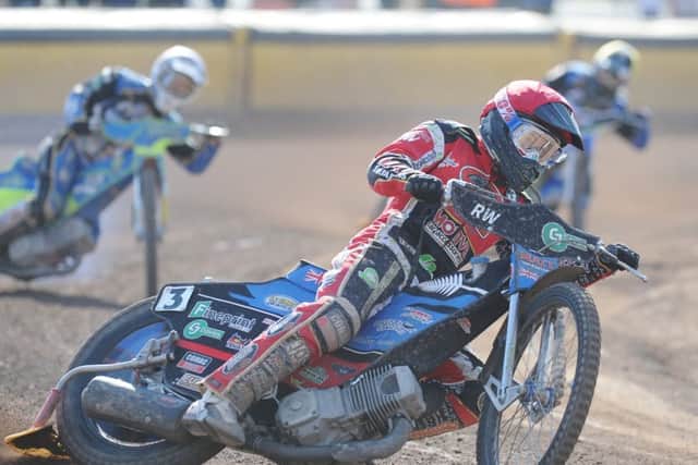 Panthers rider Bradley Wilson-Dean suffered a spill in Berwick.