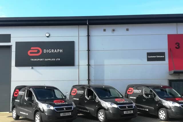 The new home of Digraph Transport Supplies in Peterborough.