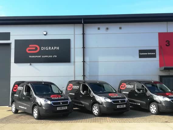The new home of Digraph Transport Supplies in Peterborough.