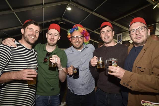 Peterborough Beer Festival 2018 at the Embankment.  Visitors to the event EMN-180825-094808009