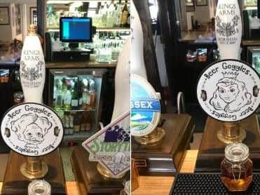 The Elgoods Beer Clip in question