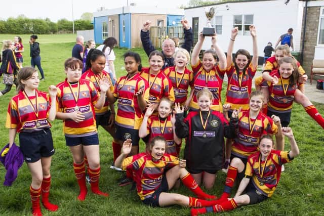 One of Borough's successful girls teams.