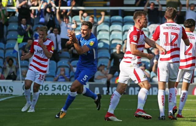 Ryan Tafazolli of Peterborough United celebrates scoring his sides equalising goal - Mandatory by-line: Joe Dent/JMP - 01/09/2018 - FOOTBALL - ABAX Stadium - Peterborough, England - Peterborough United v Doncaster Rovers - Sky Bet League One