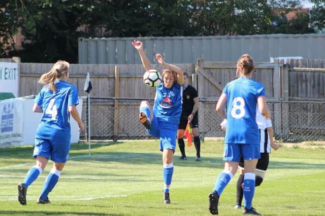 Hannah Pendred scored the first Posh goal. Picture: Gary Reed