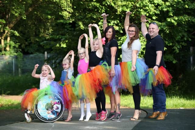 Children and parents taking part in Peterborough Plus ballet activities