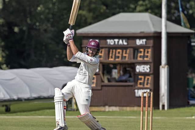 Brandon Phillips on his way to 51 for March against Wisbech. Photo: Pat Ringham.