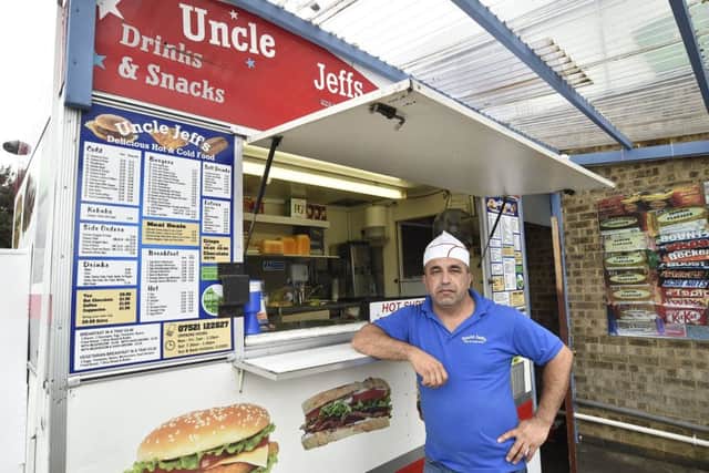 Cafer Koc at Uncle Jeff's burger van EMN-180409-140503009