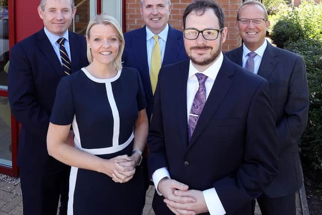 The Streets' team, front row from left, Heather Yuill, director and Luke Prout, partner. Back, from left, Jonathan Day, partner, Paul Tutin,  chairman & managing
partner, Simon Hodgkin, partner.