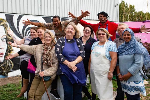 The open day at the community centre