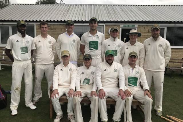Market Deeping's title-winning Rutland Division Two squad.