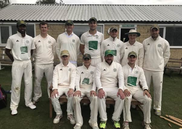 Market Deeping's title-winning Rutland Division Two squad.