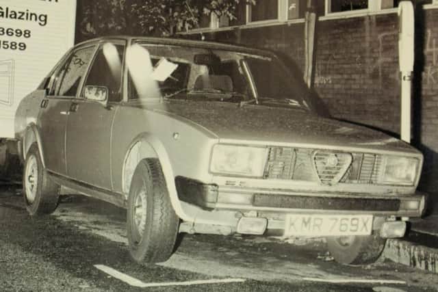Janice's car left in London in 1983