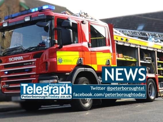 The arson attack took place at around 3am today