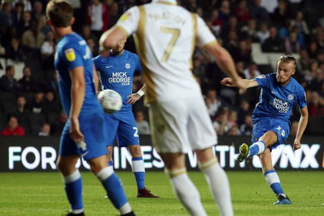 George Cooper scored twice for Posh against Oxford.