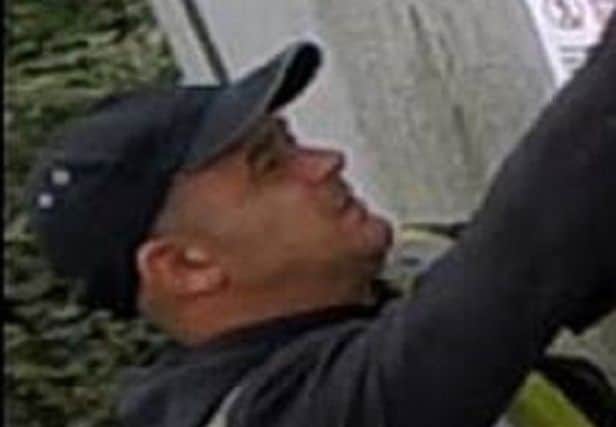 The man police wish to speak to