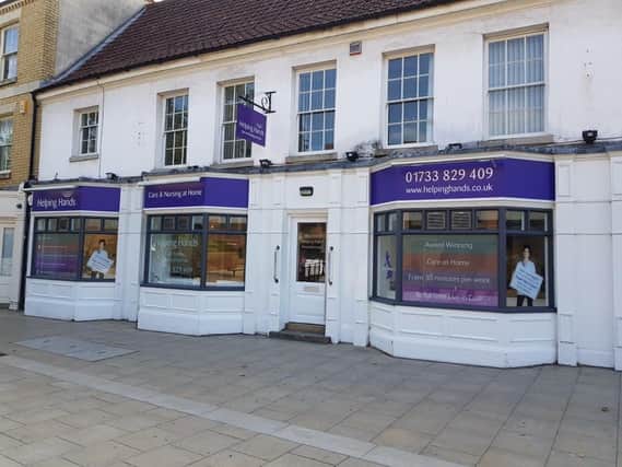The new offices of Helping Hands in Bridge Street, Peterborough.