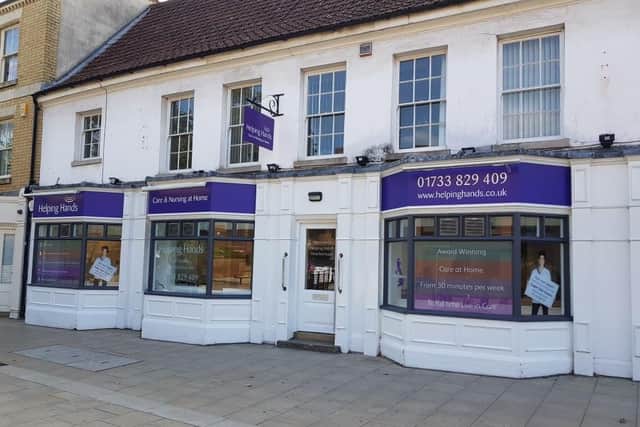 The new offices of Helping Hands in Bridge Street, Peterborough.