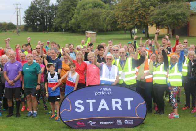 Some of those who took part in the first Whittlesey Parkrun.