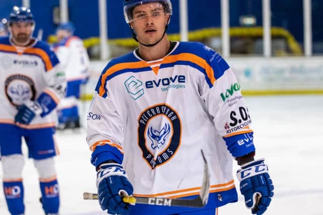 Corey McEwen completed a good weekend in Phantoms colours with a goal at Telford. Photo: Â©2018 Tom Scott. All rights reserved.