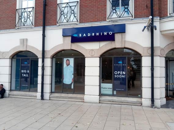 Menswear retailer BadRhino is moving into the former premises of Multiyork in the Rivergate Shopping Centre in Peterborough.