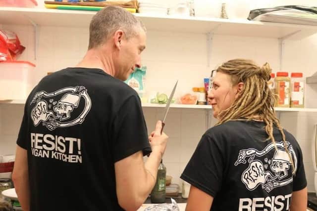 Gareth and Lynn from Resist!