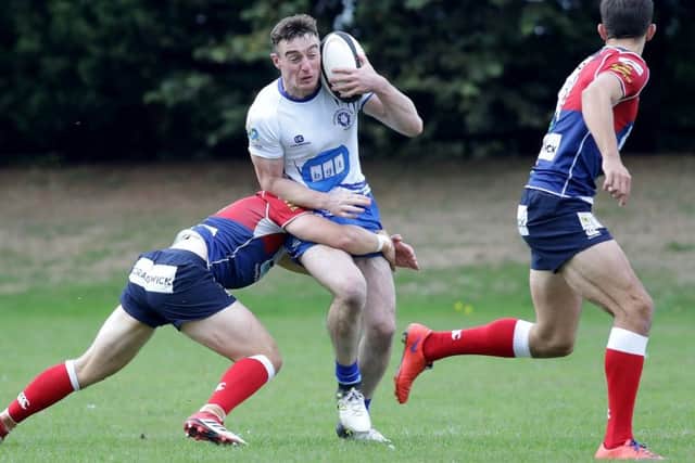 Rory White on the run for the Lions against  Hull Ionians. Picture: Mick Sutterby