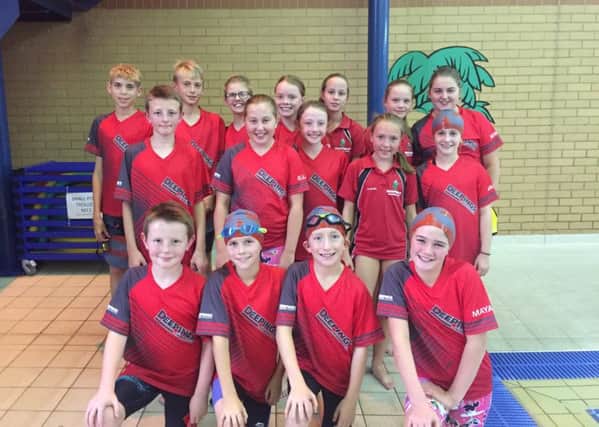 The Deepings squad before taking to the water in the Junior Fenland League.
