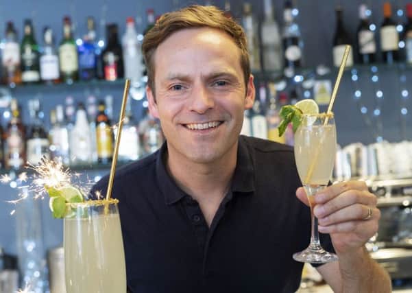 Mixologist Matt from Lightbox   makes a EuroMillions MultiMillionaire cocktail ahead of Friday's EuroMillions draw.