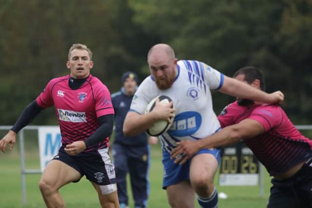 Charlie Robinson on the attack for Peterborough Lions against Stourbridge. Photo: Mick Sutterby. picturethisphotography.