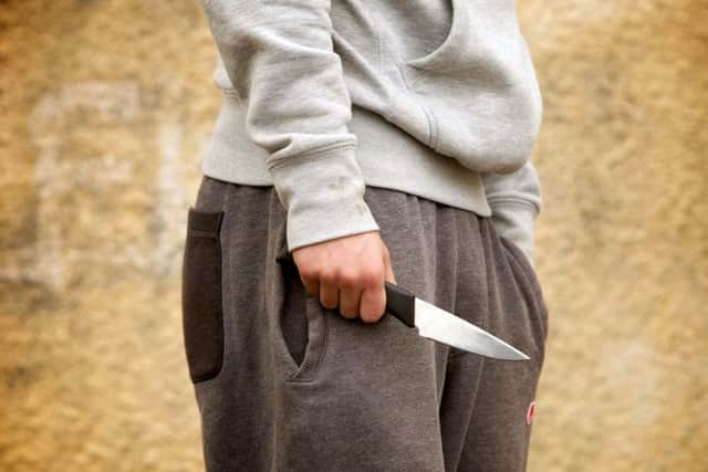 An increase in knife crime reoffenders