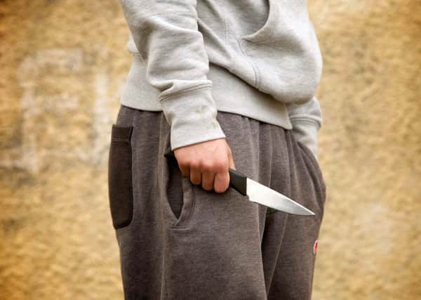 An increase in knife crime reoffenders
