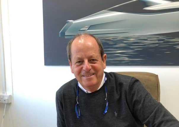 David Tydeman, executive chairman of Fairline Yachts.