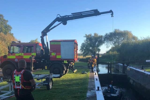 Emergency services at the scene